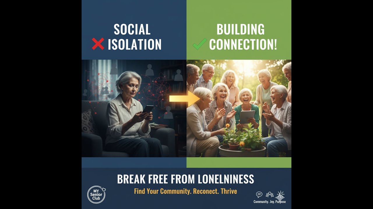 The Loneliness Epidemic Breaking Free from Social Isolation After 60