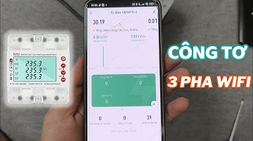 Công tơ điện tử 3 Pha Wifi Tuya