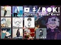 【再アップ】9人でロキをギターリレーしてみた