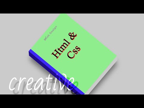 Css 3D book design || Html & css