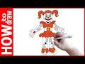 How to draw Baby, FNAF Sister Location, Как нарисовать Бэби