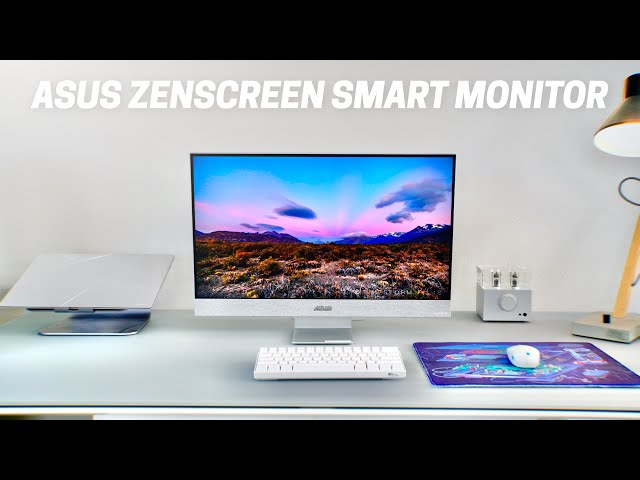 This Setup Does It All: Asus ZenScreen Smart Monitor (MS27UC