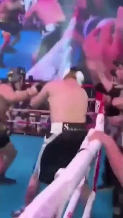 DETIK DETIK EL MENANG TKO #shorts #tinju #hollywings