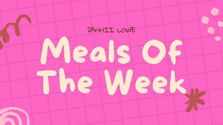 A Pretty Basic Set Of Meals This Week