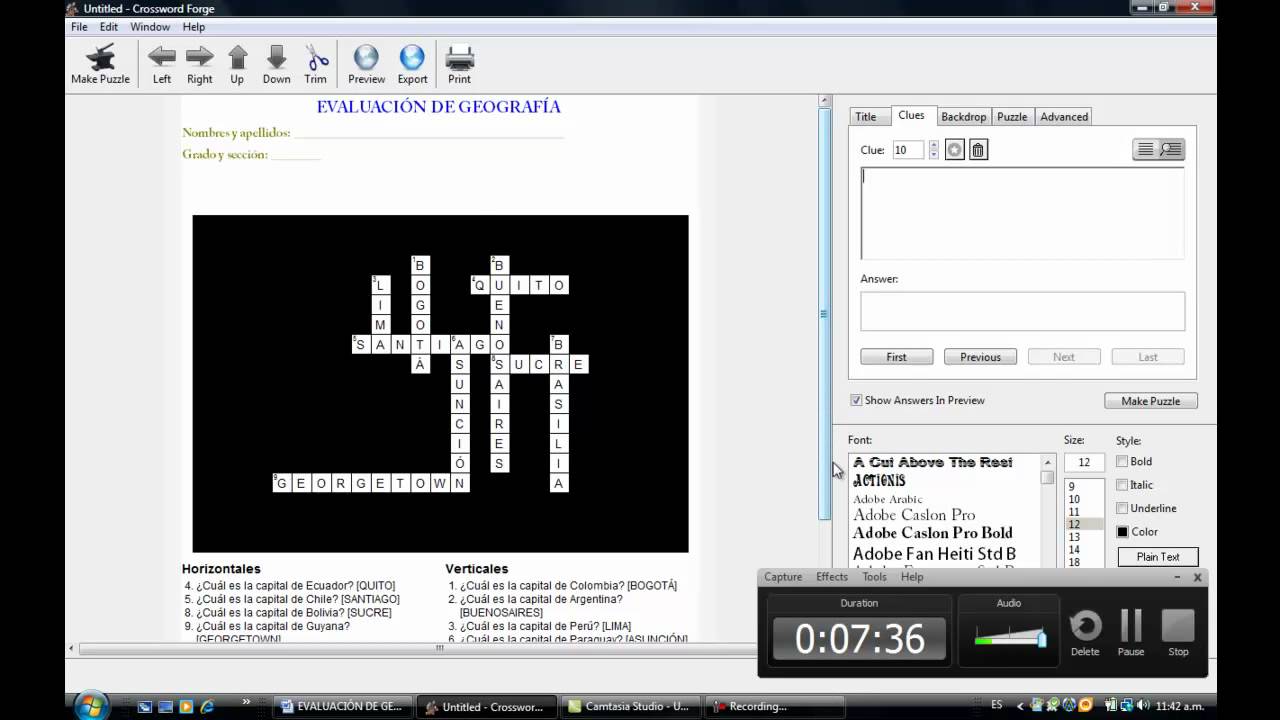 CrossWordForge mp4 YouTube crosswordforge-mp4-youtube
