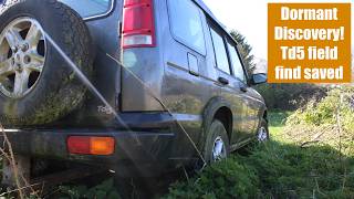 Saving a Discovery 2 Td5! Field find woken up and washed down