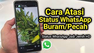 Cara Mengatasi Status WA Buram | Agar Story WhatsApp Tidak Pecah & Tetap HD