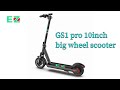 Gs1 pro electric trottine scooter with dual shock absorber jiebu electronics