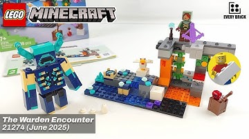 LEGO Minecraft The Warden Encounter - 21274 Speed Build (60fps)