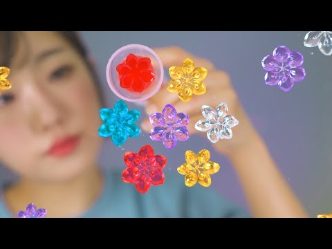 [ASMR] 먹지 마세요 변기에 양보하세요🌸 | 눈 앞에 피어오르는 꽃 젤리2 노토킹 ASMR