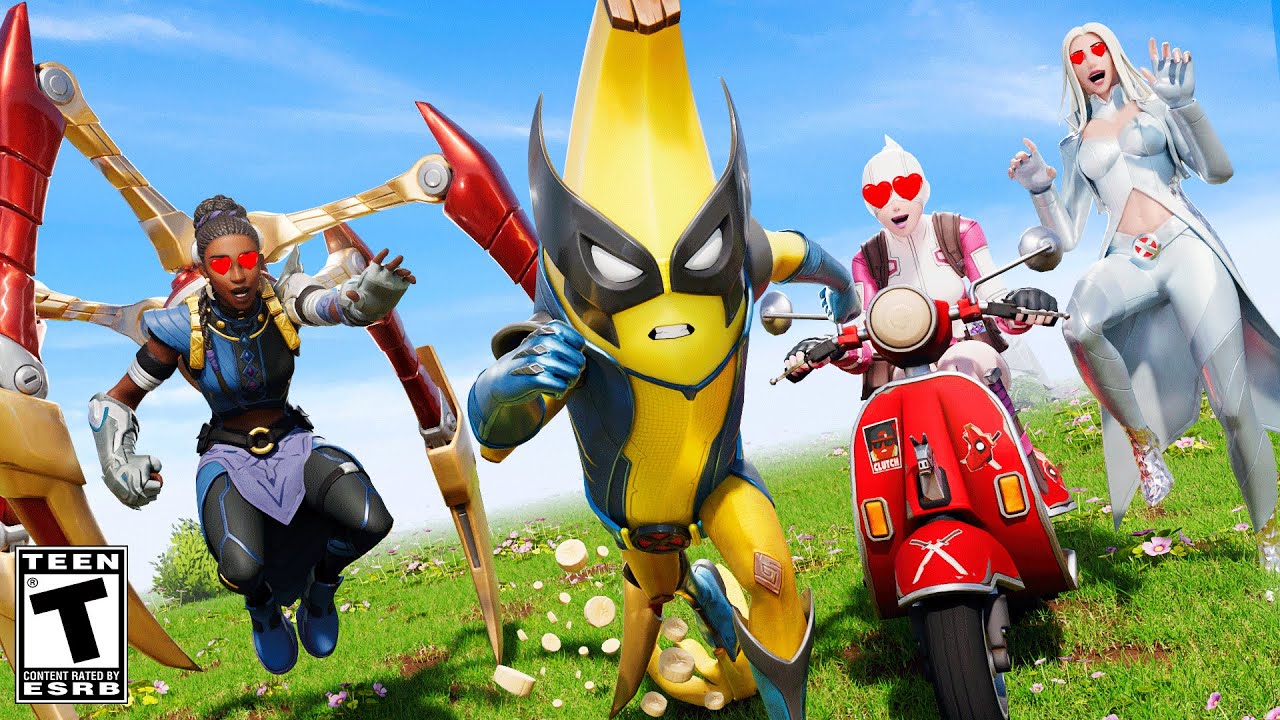 PEELVERINE plays KISS CHASING with GIRLS in LOVE!!..Fortnite Short Movie