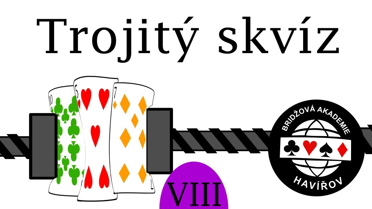 [VIII] Lekce 5: Trojitý skvíz - Vienna coup - tři proti [Havířovská Bridžová Akademie]