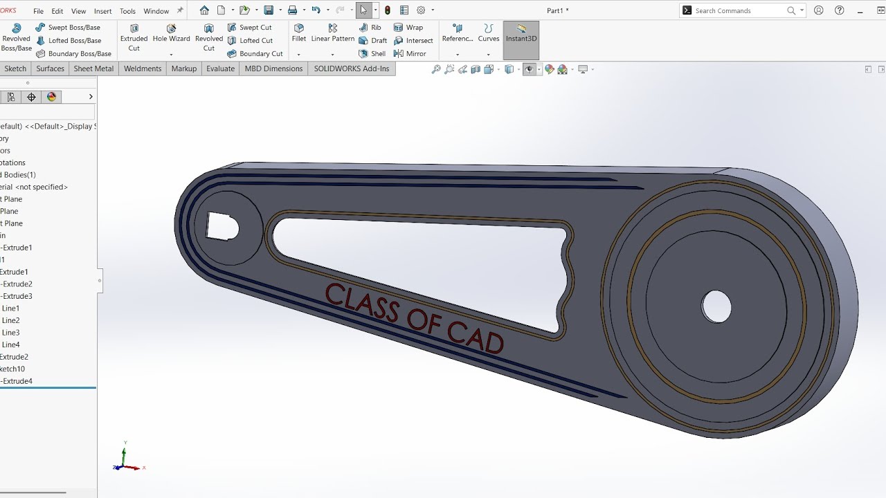 Solidworks Design 3D | Cycle chain cover design solidworks #automobile ...