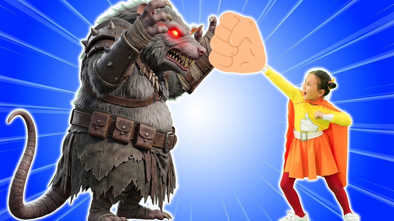 Superheroes VS Giant Monster Rats! | Superhero Song For Kids | Hokie Pokie Kids Videos