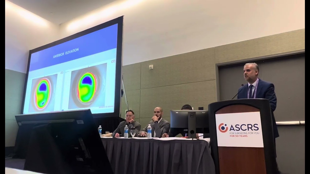 Accuracy of MS39 Corneal Topography in Dc early Keratoconus by Dr Rifay :  ASCRS2024 congress Boston
