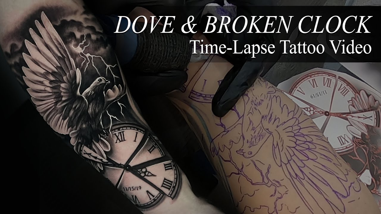 Broken clock tattoo | raimausterik1978's Ownd