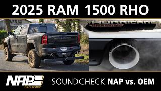 2025 RAM 1500 RHO - NAP Klappenauspuff vs. Stock