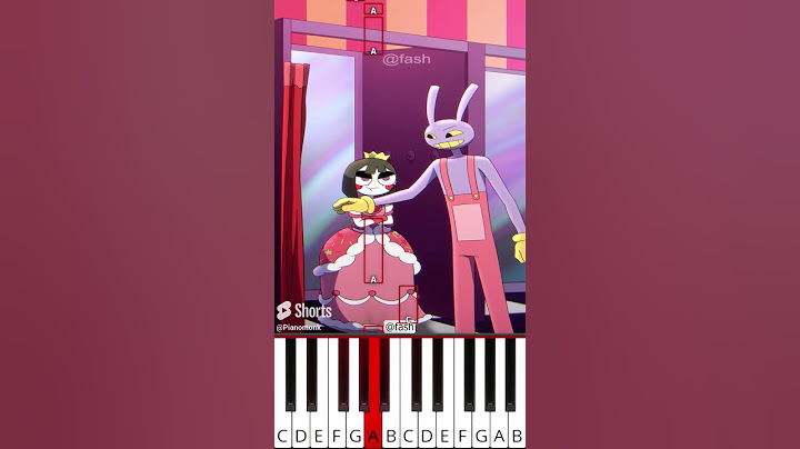 Jax Rate Pomni's New Outfit (@fash) The Amazing Digital Circus Animation - Octave Piano Tutorial