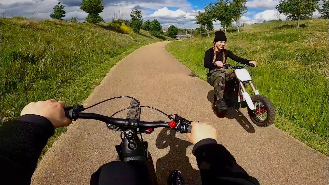 POV ELECTRIC BIKE WHEELIES! YouTube
