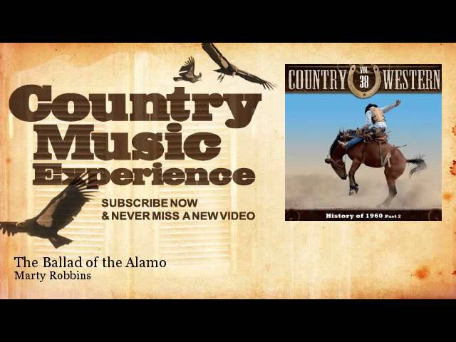 Marty Robbins - Ballad Of The Alamo (Single Version)