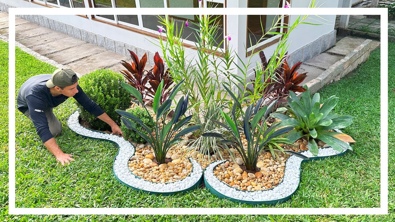 Красивое украшение сада для полного солнца | Идеи для сада