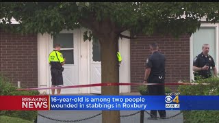 Two People Stabbed In Separate Incidents In Roxbury