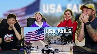 Graham Family Reacts To The Dumbest American Fails from all 50 States