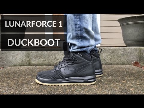 PERFECT WINTER BOOTS! NIKE LUNAR FORCE 1 DUCKBOOT REVIEW!
