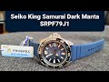 Seiko King Samurai SRPF79J1 Save The Ocean Dark Manta Ray