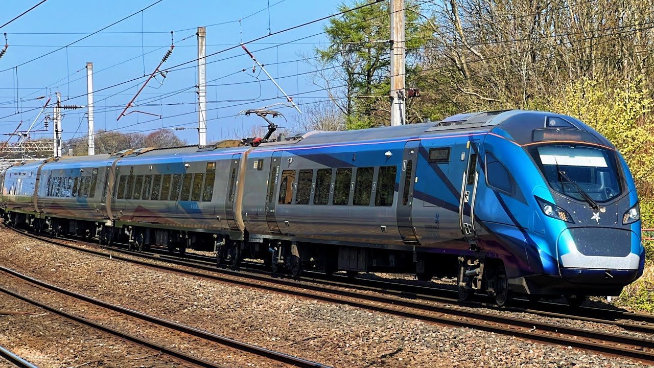 Trains at Lancaster, WCML, 10/04/2025