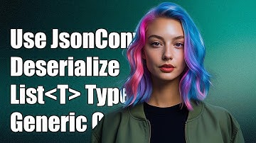 How to Use JsonConvert.DeserializeObjectListT for Generic Deserialization in C#