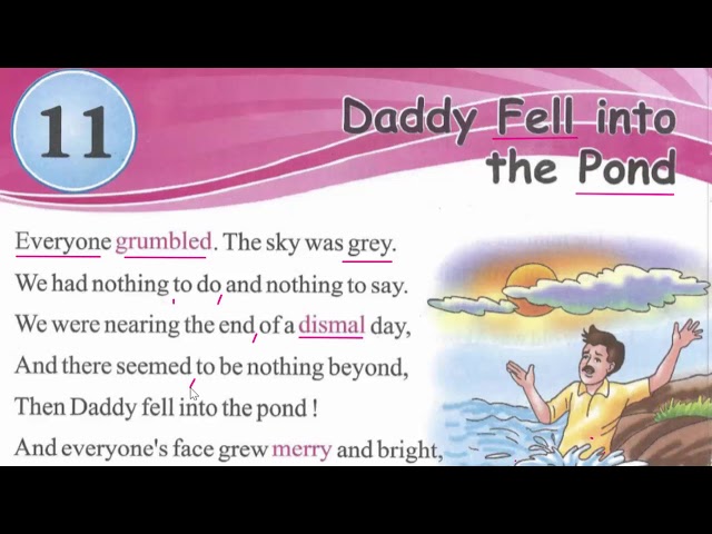 Daddy Fell Into The Pond Poem In Hindi | Sitedoct.org