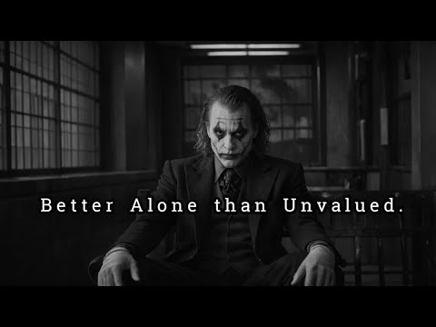 Better to Stand Alone Than to Walk With Those Who Don’t Value You