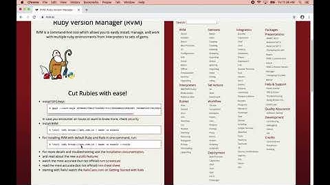 Install Rails 6 on Mac - Part 4 - RVM, Ruby & Rails