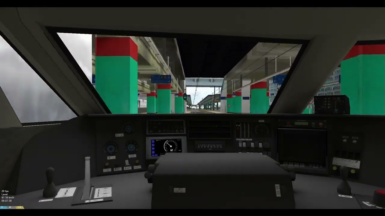 Openbve KTX #15 서울→부산