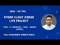 Fiverr Client Order Live Project (Full Ecommerce Website Design) | Part -05 | Product Listing | 2023