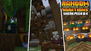 ILLAGER CAMP, BOOMERANGS, CAMPFIRE BOWLS, and MORE! | Random Additions v2.3.0 Sneak Peek #4