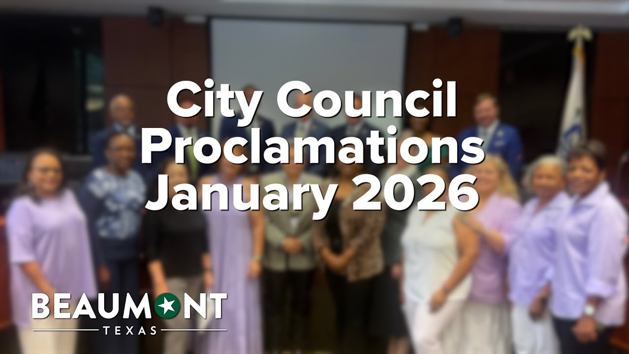 City Council Proclamations Jan 6, 2026 | City of Beaumont