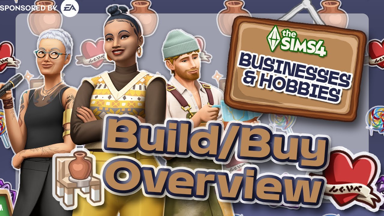 Build/Buy Mode Overview | The Sims 4 Businesses and Hobbies - Early Access | WoohooTattoo 