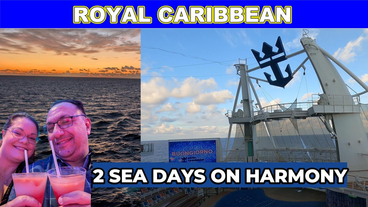 Two Sea Days on Harmony of the Seas — Aqua Theater The Fine Line & Cruise Highlights