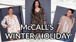 McCall's Winter/Holiday Sewing Pattern Collection  |  First Impression Review