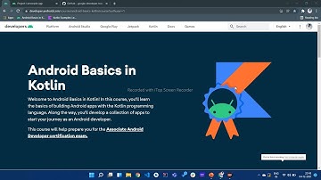 Project : Lemonade app explained with code in Android Basics in Kotlin developer Training program #1