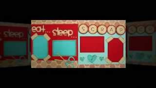 Down Memory Lane - Eat Sleep Scrap - Scrapbook Page Kit