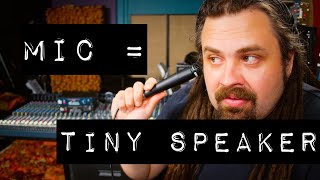 Mic as a Tiny Speaker - Monitor and Troubleshoot Your Signal Path