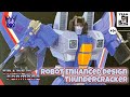 Transformers Robot Enchanced Design R.E.D. Thundercracker 4K video review. Cool blue Thundercracker