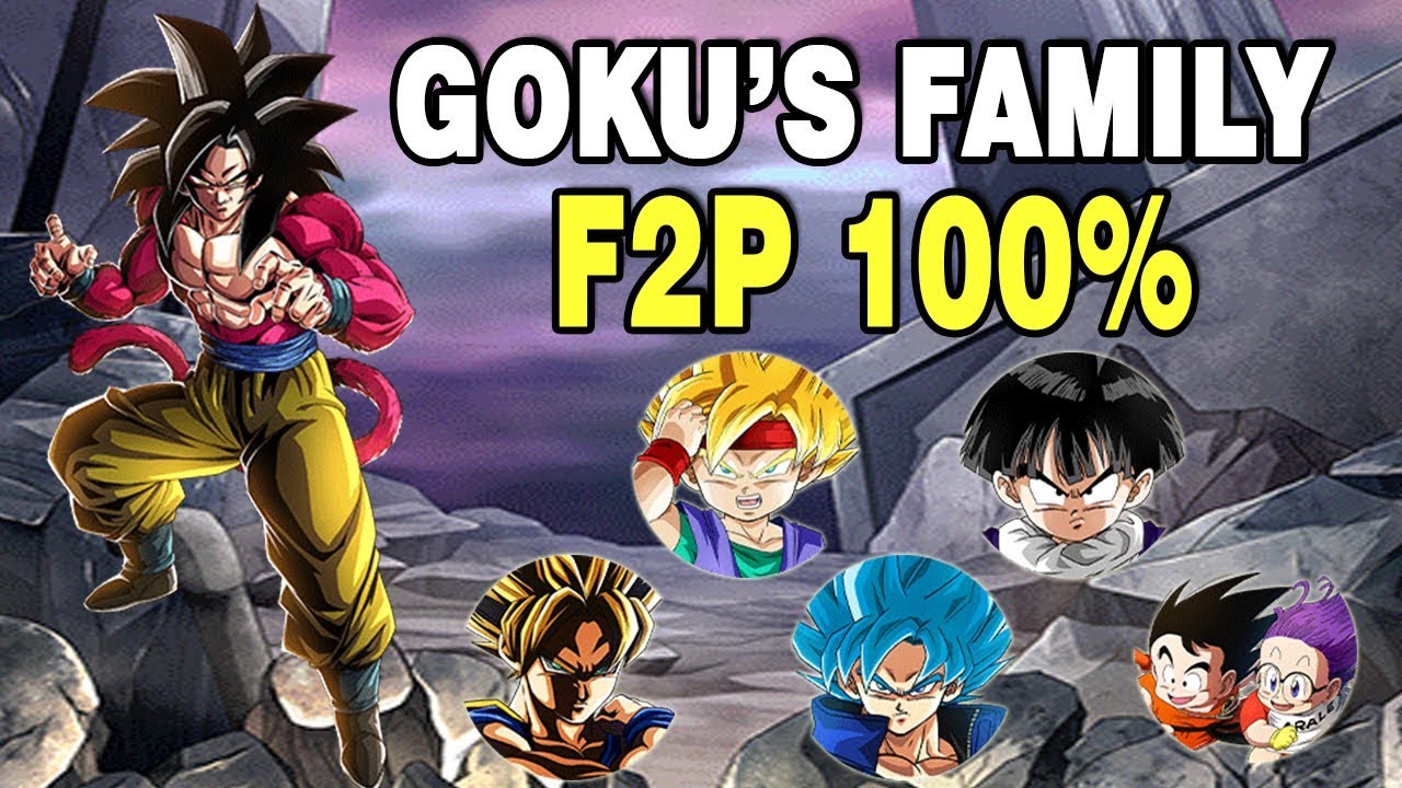 GOKU FAMILY F2P TEAM CATEGORY DBZ DOKKAN BATTLE YouTube