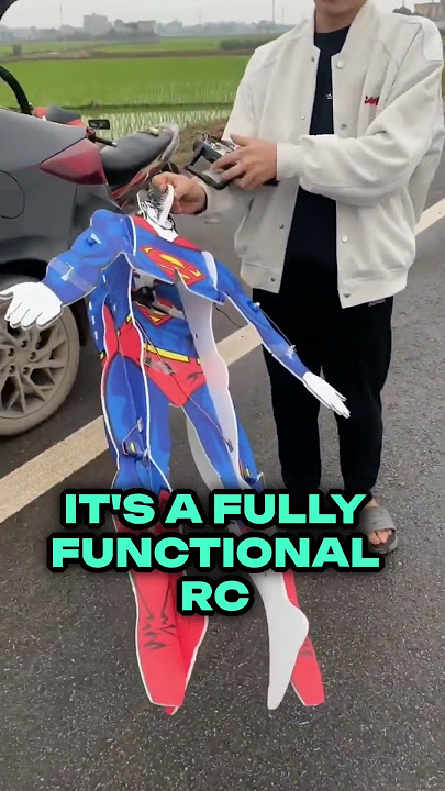 Homemade RC Superman—Can It Actually Fly? 🤯
