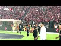 جماهير الأهلي تحيي لاعبي الترجي التونسي أثناء مراسم التتويج بدوري أبطال أفريقيا