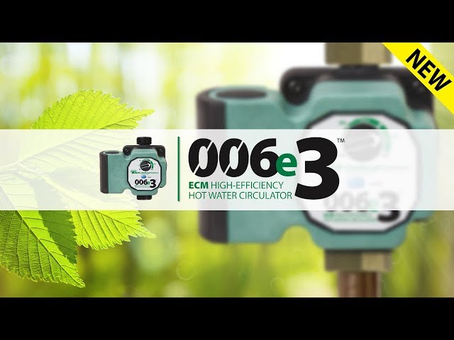 NEW! 006e3™Hot Water Circulation Pump with ECM High-Efficiency - YouTube