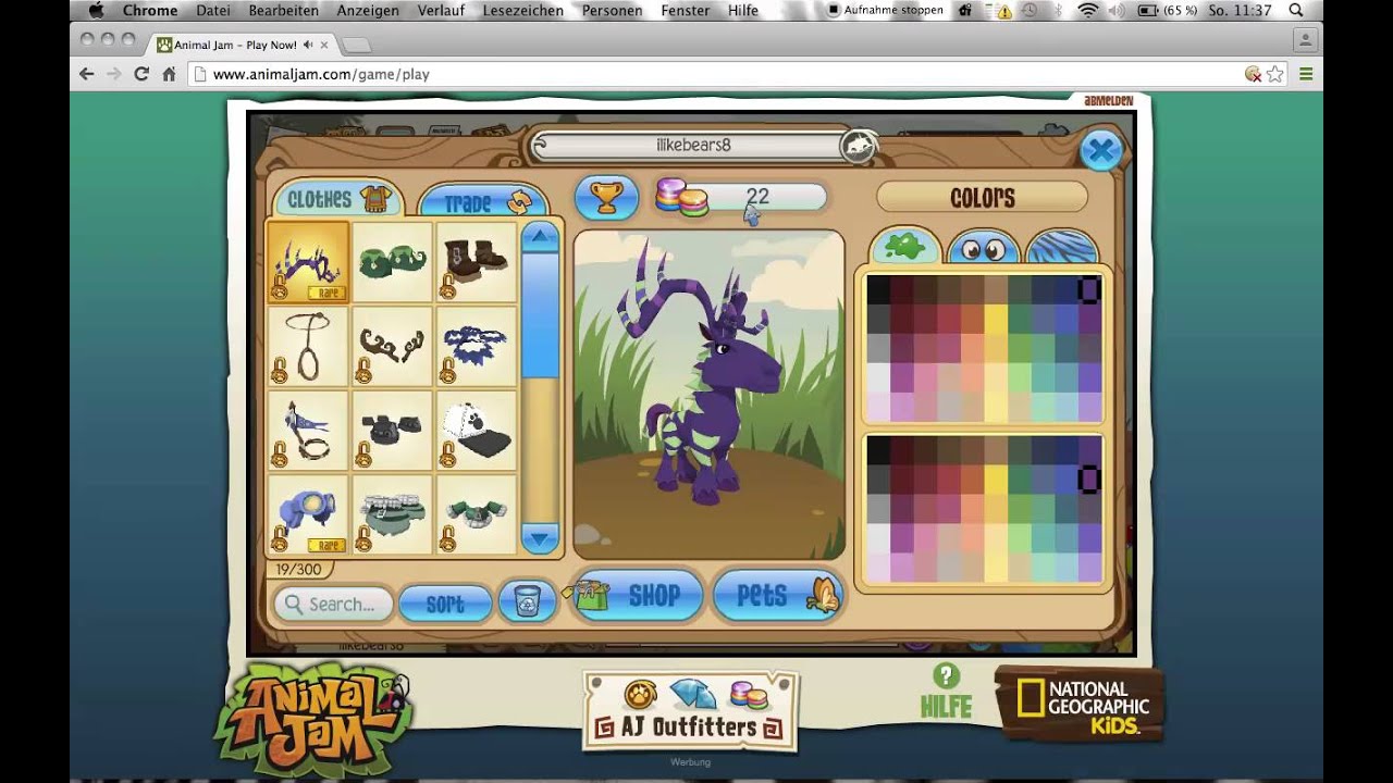 Animal Jam GET THE RARE EPIC ANTLERS YouTube